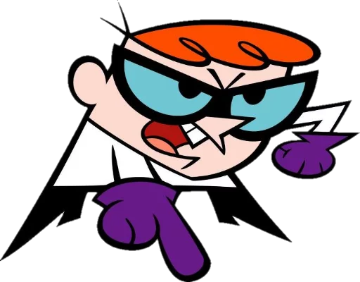 😤 Стикер «Dexter&;s Laboratory» для Telegram