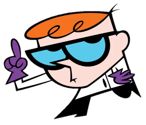 😕 Стикер «Dexter&;s Laboratory» для Telegram