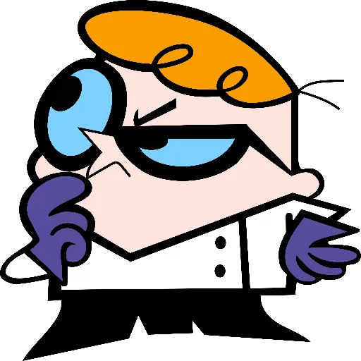 🤔 Стикер «Dexter&;s Laboratory» для Telegram
