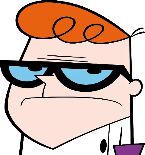 😒 Стикер «Dexter&;s Laboratory» для Telegram