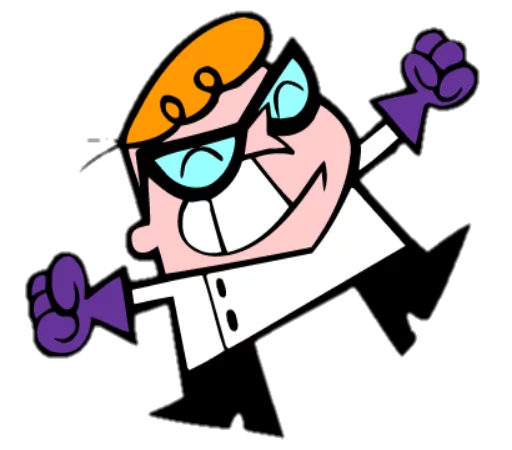 😡 Стикер «Dexter&;s Laboratory» для Telegram