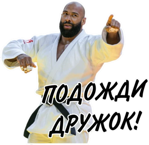 🤨 Стикер «Дзюдо Арт» для Telegram