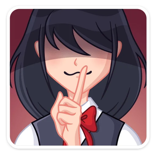 🤫 Стикер «Джиу» для Telegram