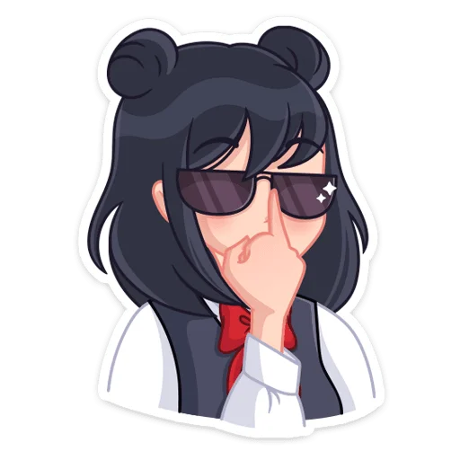 🖕 Стикер «Джиу» для Telegram