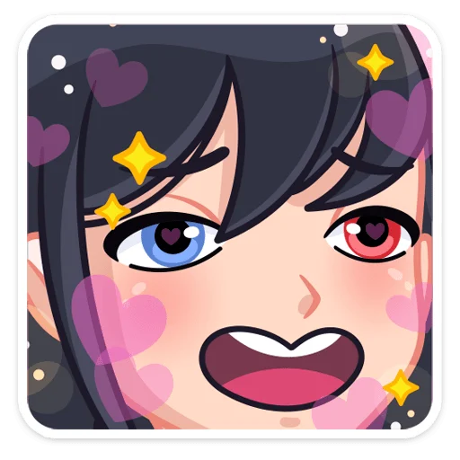 👩 Стикер «Джиу» для Telegram