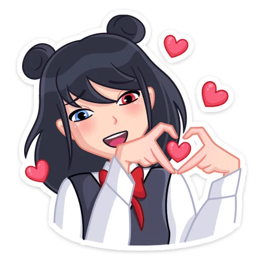 👩 Стикер «Джиу» для Telegram