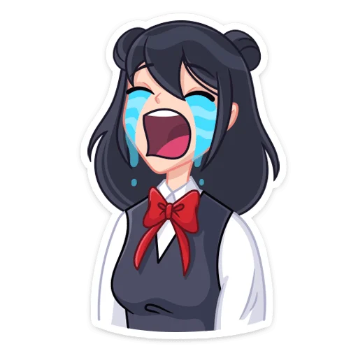 👩 Стикер «Джиу» для Telegram