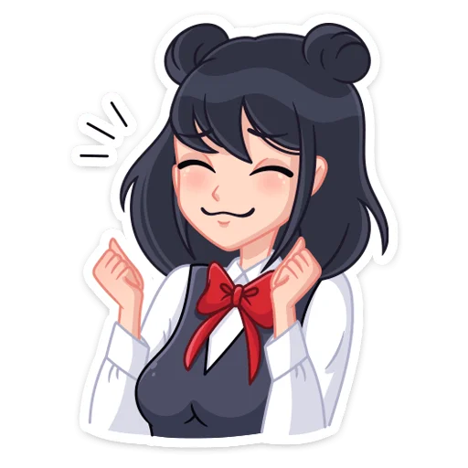 👩 Стикер «Джиу» для Telegram