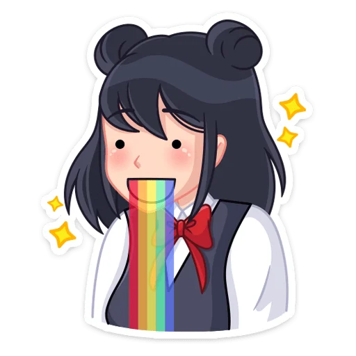🌈 Стикер «Джиу» для Telegram