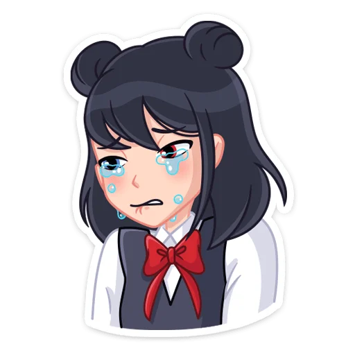 👩 Стикер «Джиу» для Telegram