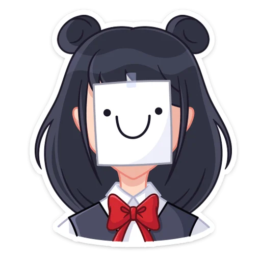 👩 Стикер «Джиу» для Telegram