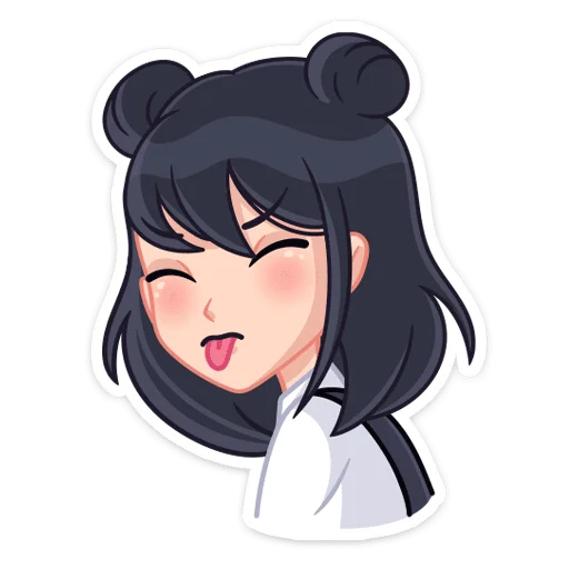 👩 Стикер «Джиу» для Telegram