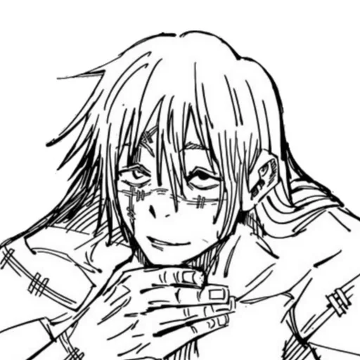 ▪️ Стикер «Jujutsu kaisen manga» для Telegram