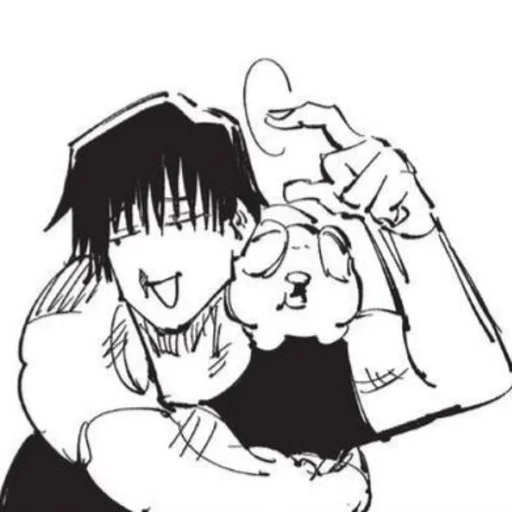 ▪️ Стикер «Jujutsu kaisen manga» для Telegram