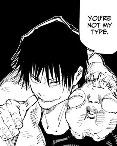 ▪️ Стикер «Jujutsu kaisen manga» для Telegram