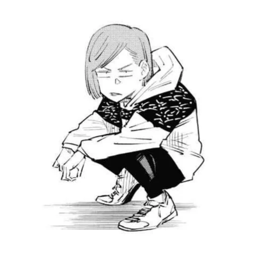 ▪️ Стикер «Jujutsu kaisen manga» для Telegram