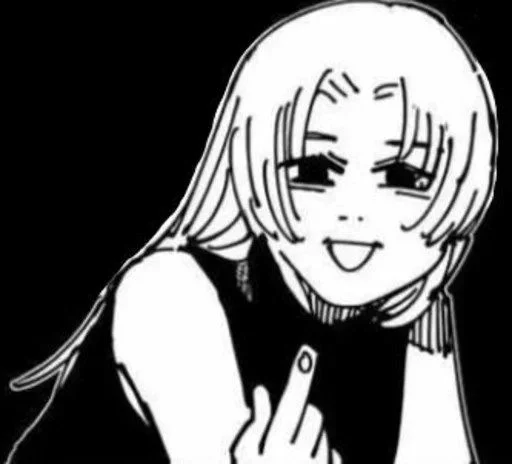 ▪️ Стикер «Jujutsu kaisen manga» для Telegram
