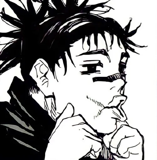 ▪️ Стикер «Jujutsu kaisen manga» для Telegram