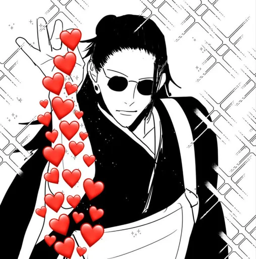 ❤️ Стикер «𝙟𝙪𝙟𝙪𝙩𝙨𝙪 𝙠𝙖𝙞𝙨𝙚𝙣-𝟭» для Telegram