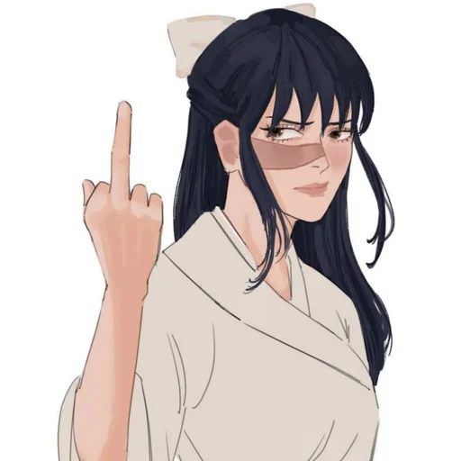 🖕 Стикер «𝙟𝙪𝙟𝙪𝙩𝙨𝙪 𝙠𝙖𝙞𝙨𝙚𝙣-𝟭» для Telegram