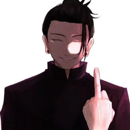 🖕 Стикер «𝙟𝙪𝙟𝙪𝙩𝙨𝙪 𝙠𝙖𝙞𝙨𝙚𝙣-𝟭» для Telegram