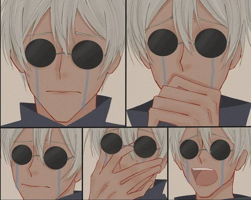 😭 Стикер «𝙟𝙪𝙟𝙪𝙩𝙨𝙪 𝙠𝙖𝙞𝙨𝙚𝙣-𝟱» для Telegram