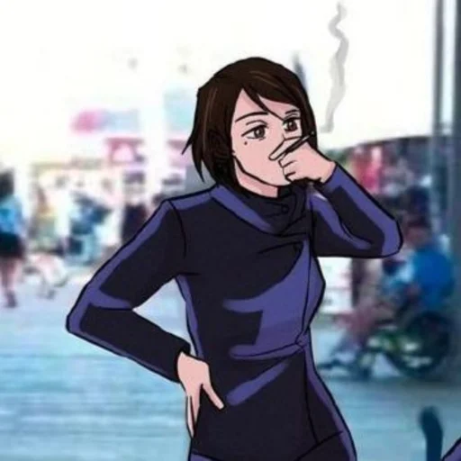 🚬 Стикер «𝙟𝙪𝙟𝙪𝙩𝙨𝙪 𝙠𝙖𝙞𝙨𝙚𝙣-𝟱» для Telegram
