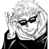 Стикер 34 🌑 Набор эмоджи по аниме «Магическая битва [Jujutsu kaisen]»
