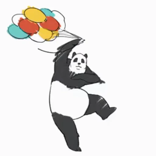 🐼 Стикер «-2» для Telegram