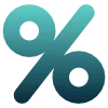 Стикер 50 Эзотерика, буквы изумрудного цвета, иконки, знаки зодиака