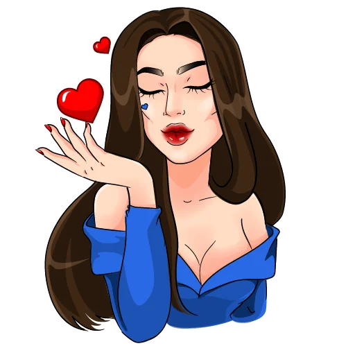 😘 Стикер «Miss JuliaDates?» для Telegram