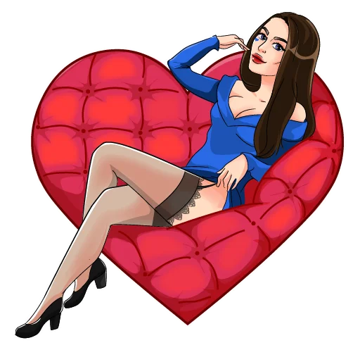 ❤️ Стикер «Miss JuliaDates?» для Telegram