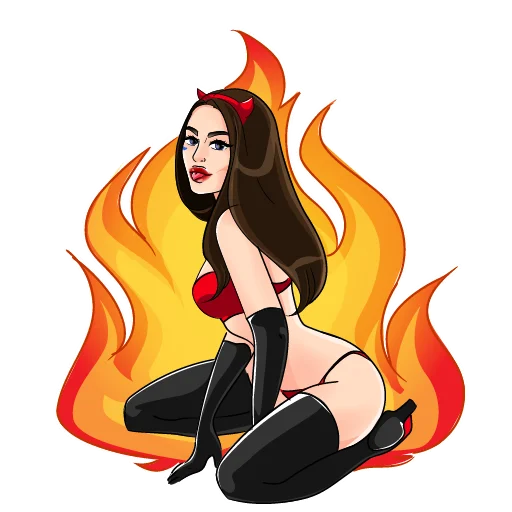 🔥 Стикер «Miss JuliaDates?» для Telegram