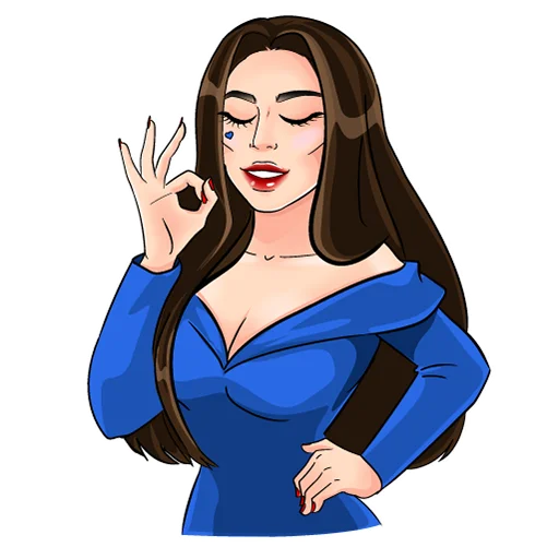 👌 Стикер «Miss JuliaDates?» для Telegram