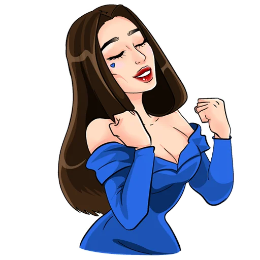 💪 Стикер «Miss JuliaDates?» для Telegram