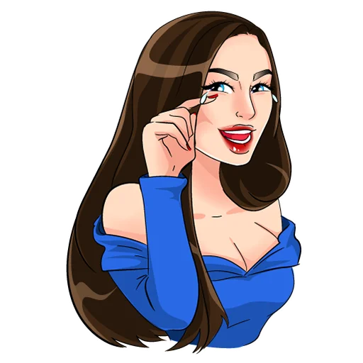 😂 Стикер «Miss JuliaDates?» для Telegram