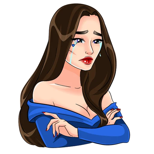 😔 Стикер «Miss JuliaDates?» для Telegram