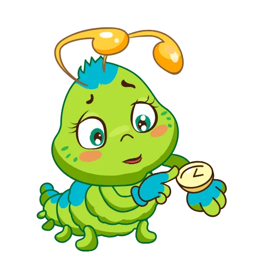 ⌚️ Стикер «Julia The Caterpillar» для Telegram