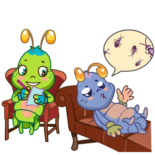 ✏️ Стикер «Julia The Caterpillar» для Telegram