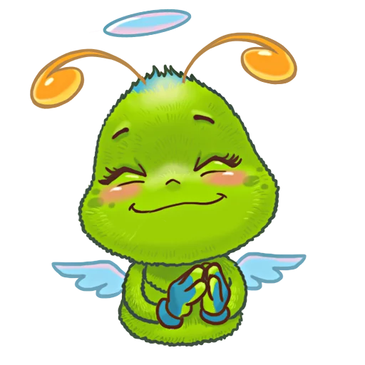 🙌 Стикер «JulyaTheCaterpillar» для Telegram