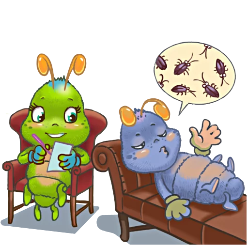 💼 Стикер «JulyaTheCaterpillar» для Telegram
