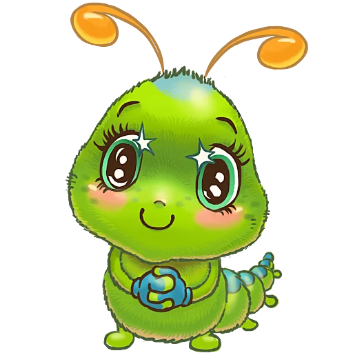 ☺️ Стикер «JulyaTheCaterpillar» для Telegram