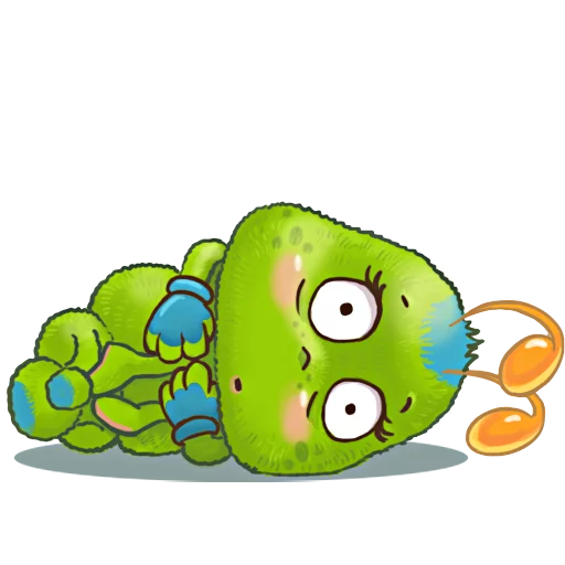 😵 Стикер «JulyaTheCaterpillar» для Telegram