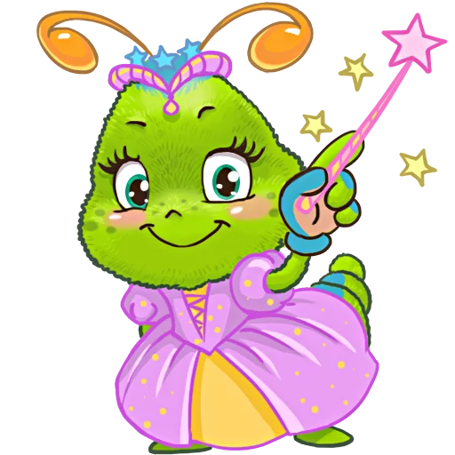 👑 Стикер «JulyaTheCaterpillar» для Telegram