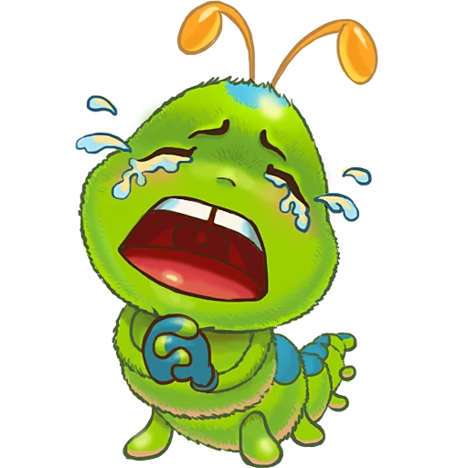 😢 Стикер «JulyaTheCaterpillar» для Telegram
