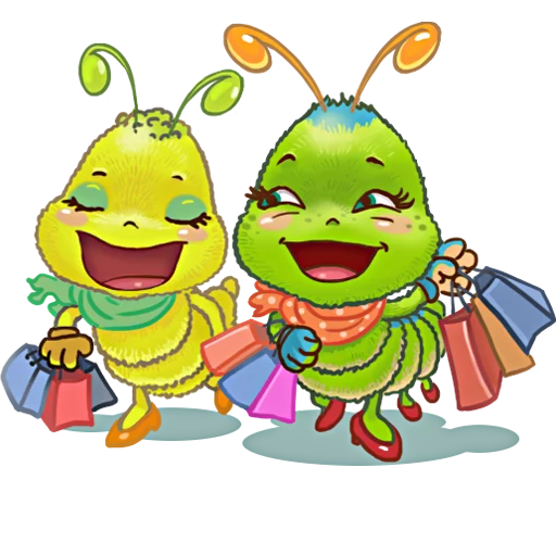 🛍 Стикер «JulyaTheCaterpillar» для Telegram