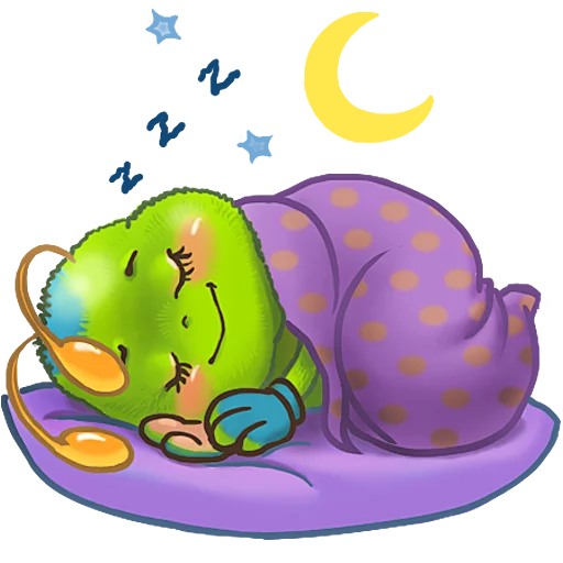😴 Стикер «JulyaTheCaterpillar» для Telegram