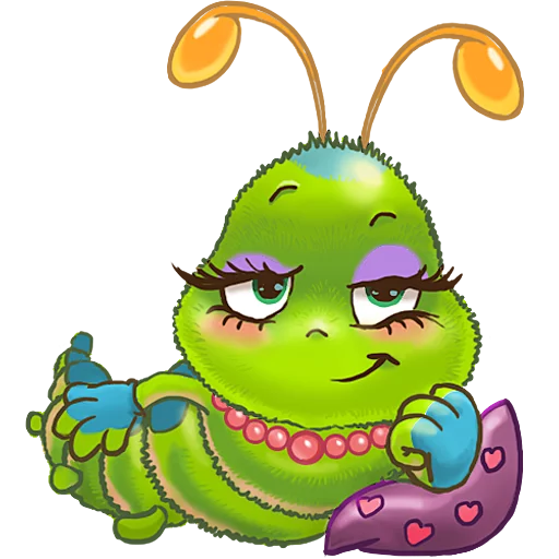 😏 Стикер «JulyaTheCaterpillar» для Telegram
