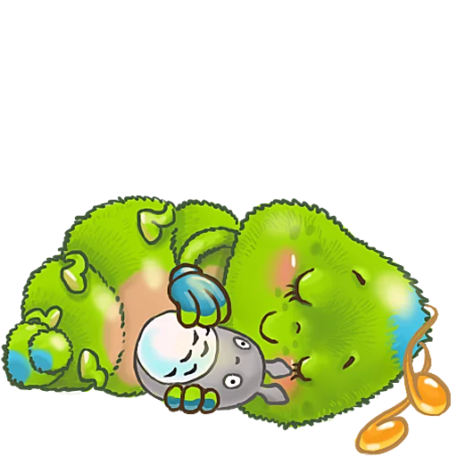 😴 Стикер «JulyaTheCaterpillar» для Telegram