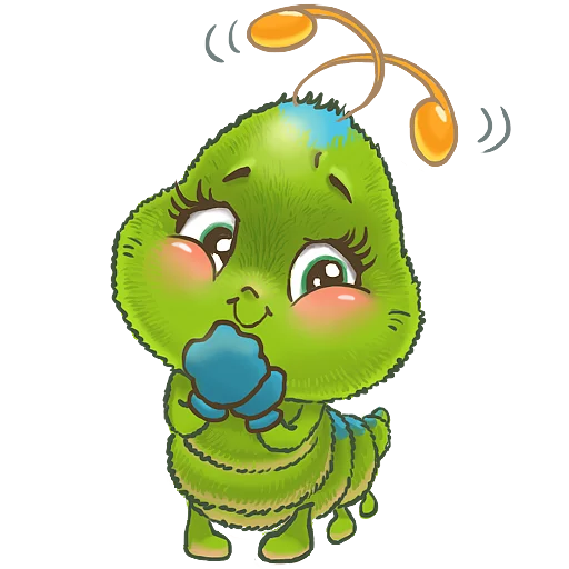 😌 Стикер «JulyaTheCaterpillar» для Telegram